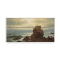 Trademark Fine Art William Stanley Haseltine 'Pulpit Rock, Nahant, 1865' Canvas Art, 24x47 BL02284-C2447GG